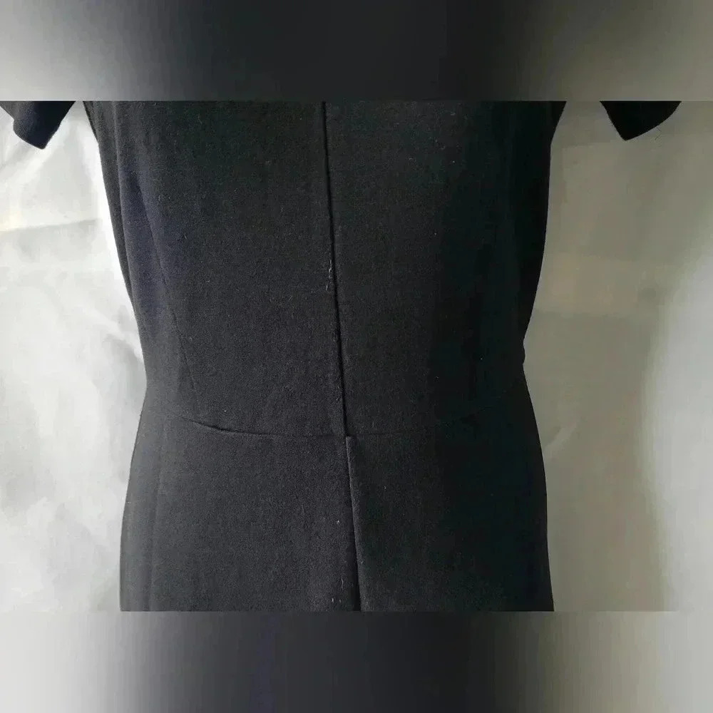 SIZE 6 THEORY dress Karline Idol Jersy A-Line Stretch Classic Career - Picture 6 of 11